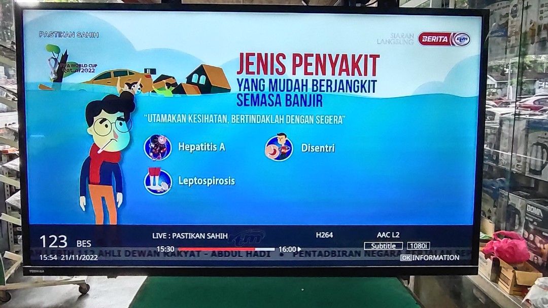 Toshiba 49 inch led TV second hand, TV & Home Appliances, TV & Entertainment, TV on Carousell