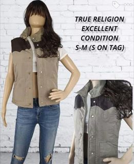 True Religion Beige Vest