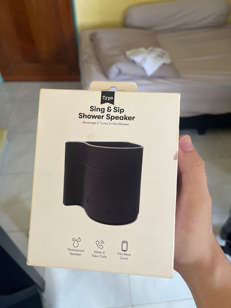 Typo Sing and Sip shower speaker, Audio, Portable Music Players on