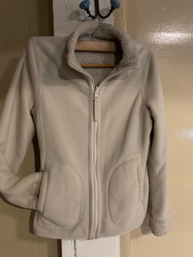Uniqlo reversible new arrivals fleece jacket