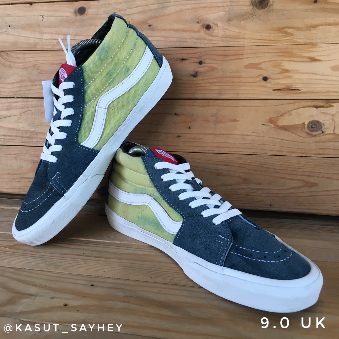 VANS SK8 MID GREEN Men s Fashion Footwear Sneakers on Carousell