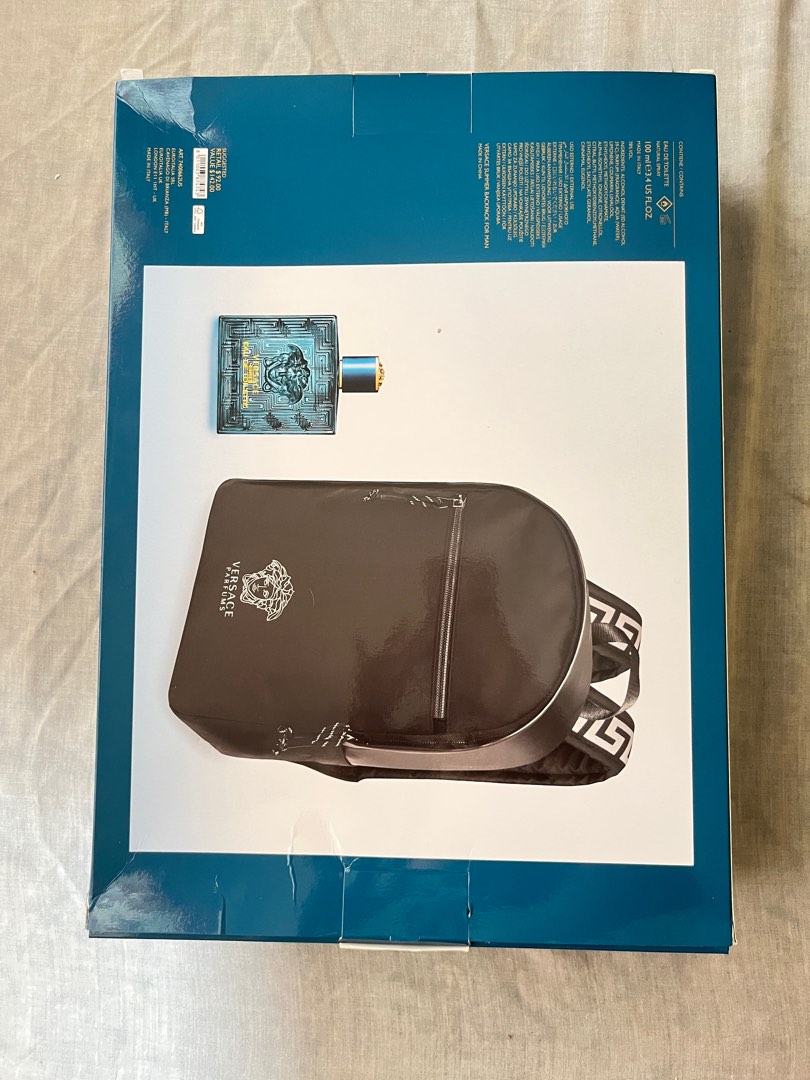Versace eros gift new arrivals set with backpack