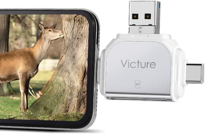 Victure Trail Game Camera Viewer for iPhone iPad Mac Android, Micro SD