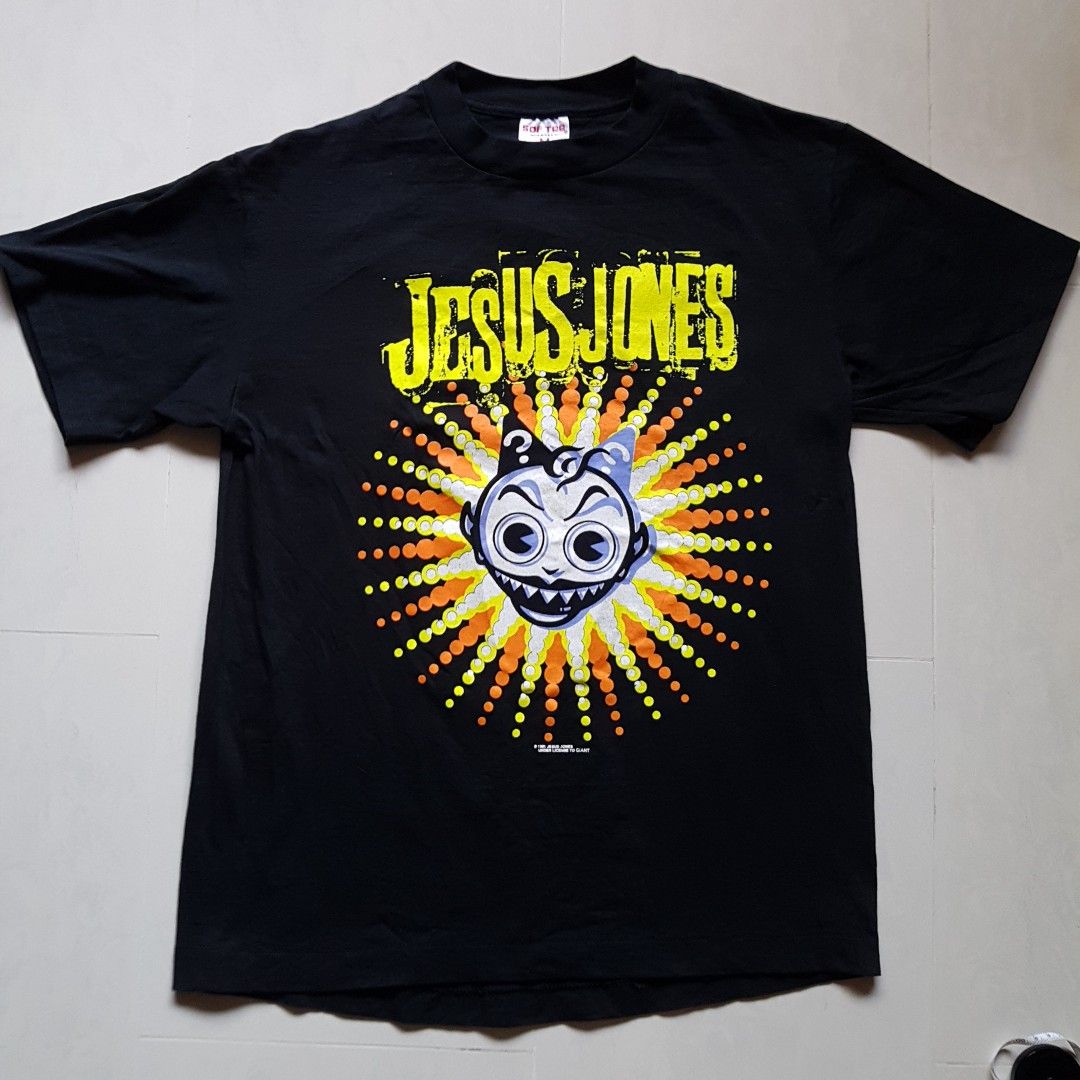 Vintage 1991 Jesus Jones Doubt World Tour Band Tee T Shirt Music Dance Electronica Edm Rave 80s