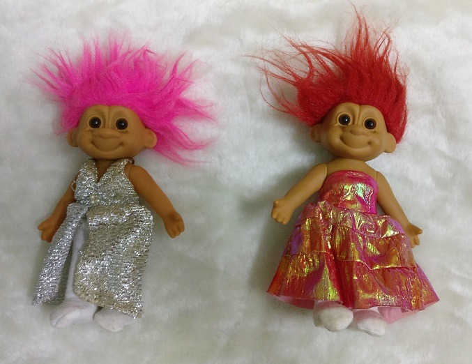 Vintage Troll Russ Female Party Dolls Hobbies Toys
