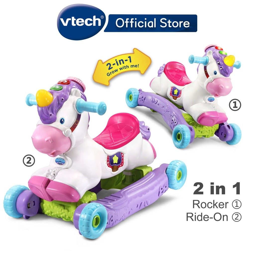 Vtech baby rock and ride hot sale unicorn