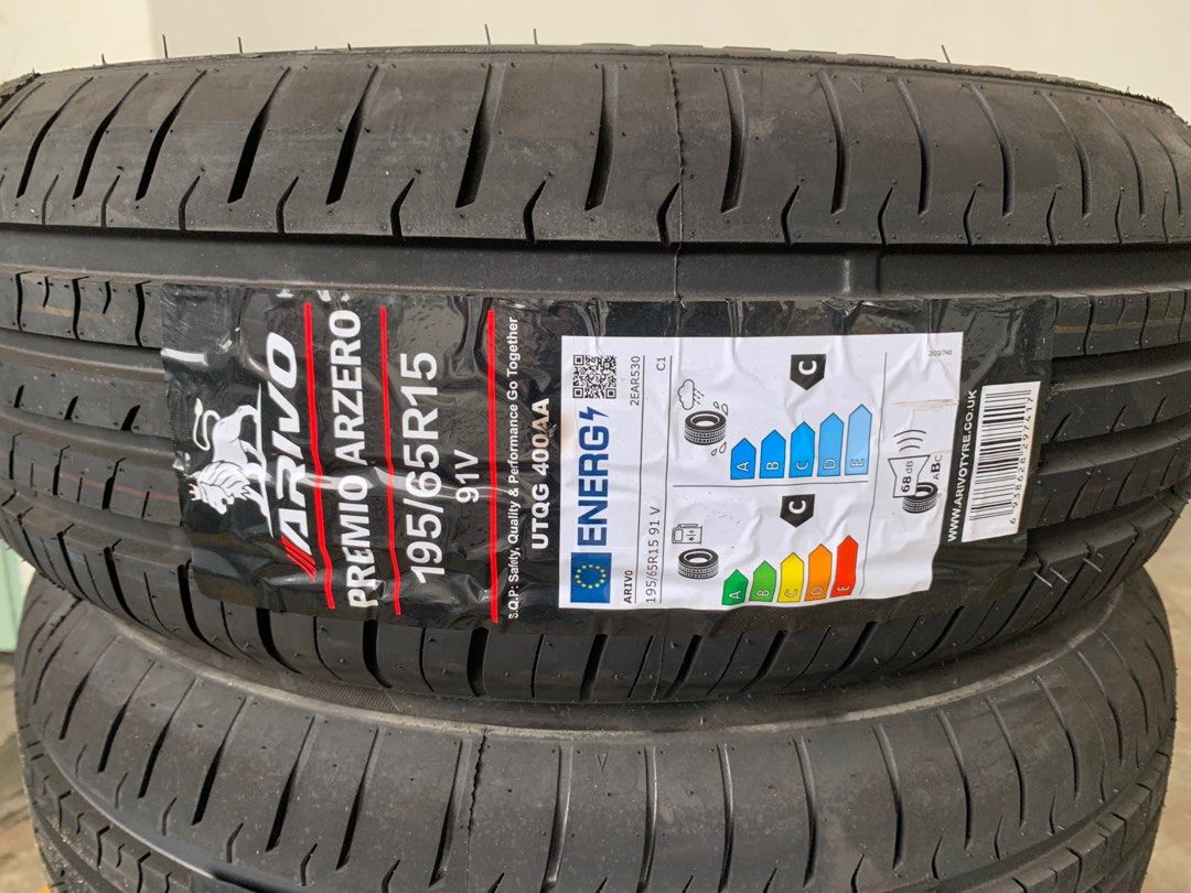 4 pieces Brand New 195/65/15 Arivo Premio Arzero tyres, Car Accessories ...