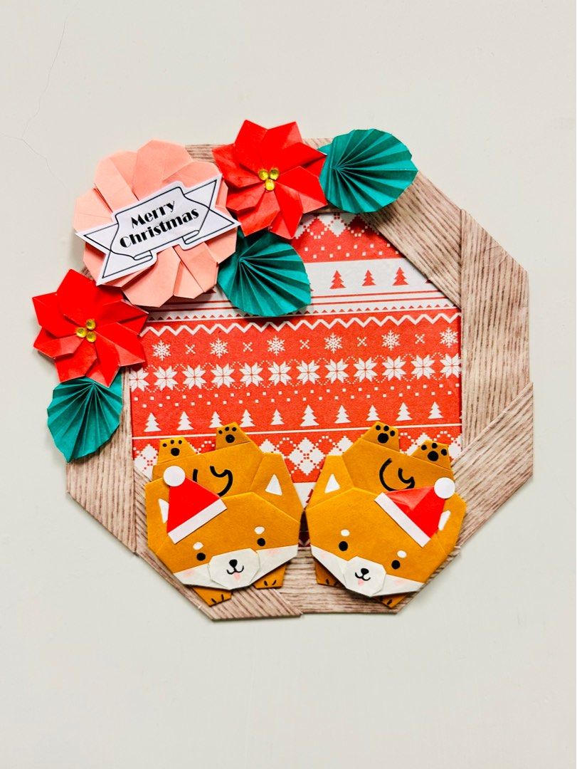 聖誕禮物手作柴犬, 興趣及遊戲, 手作＆自家設計, 文具及工藝- 手作- Carousell