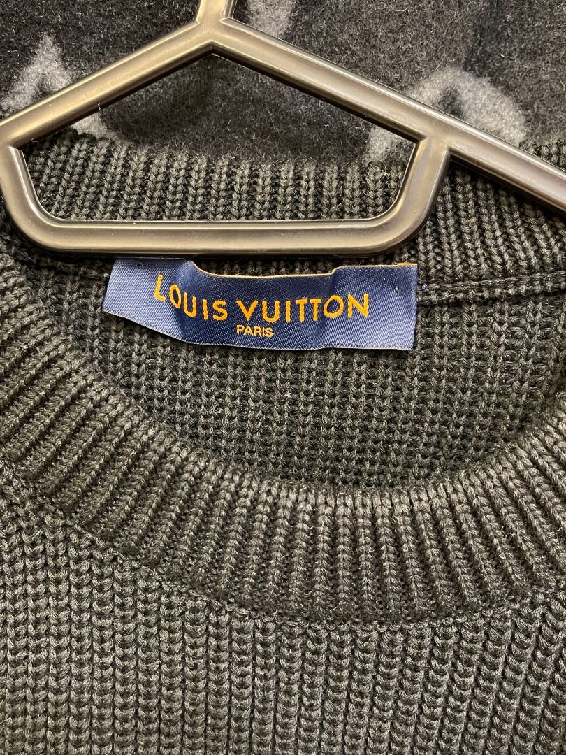 Authentic Louis Vuitton Friends Teddy Puppet Sweater Black