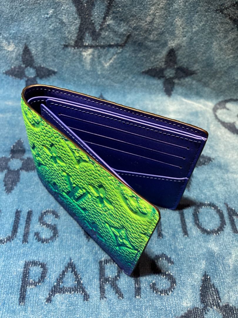 Louis Vuitton PF Slender Taurillon Illusion Blue/Green