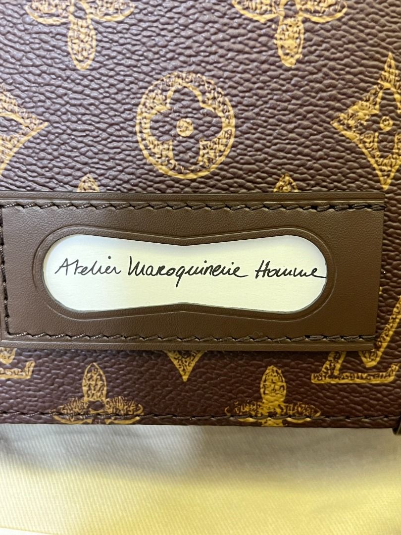 Authentic LOUIS VUITTON Monogram Vertical box Trunk M59664 Bag