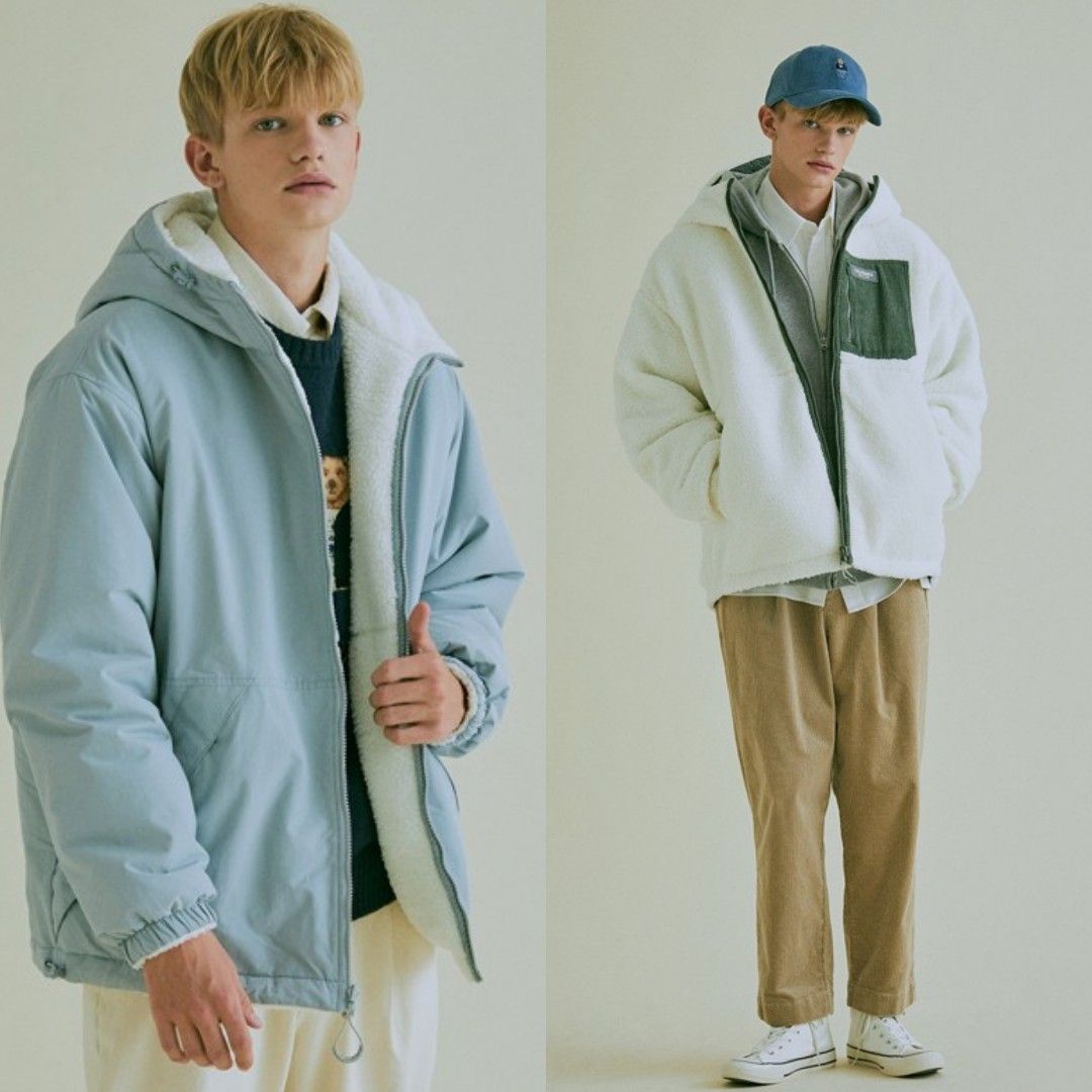 🇰🇷 韓國代購🇰🇷[ Who.A.U Reversible Hoodie Warm Up 雙面