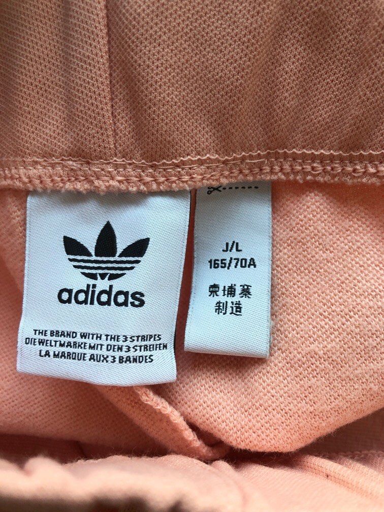 Adidas originals three stripe best sale cigarette pants in pink