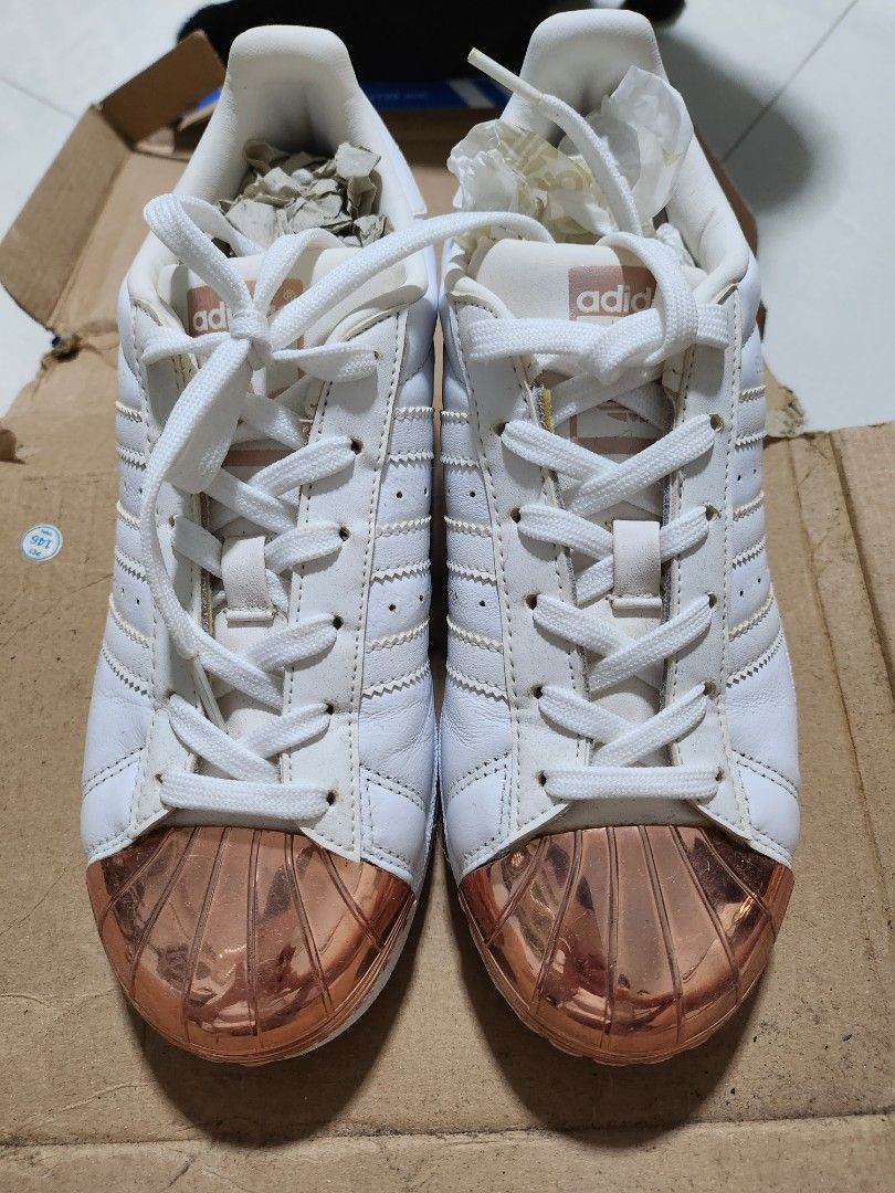 White trainers rose new arrivals gold