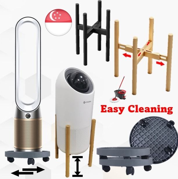 Air Purifier Stand Rack Dyson Xiao Mi Wheels Movable Wheels