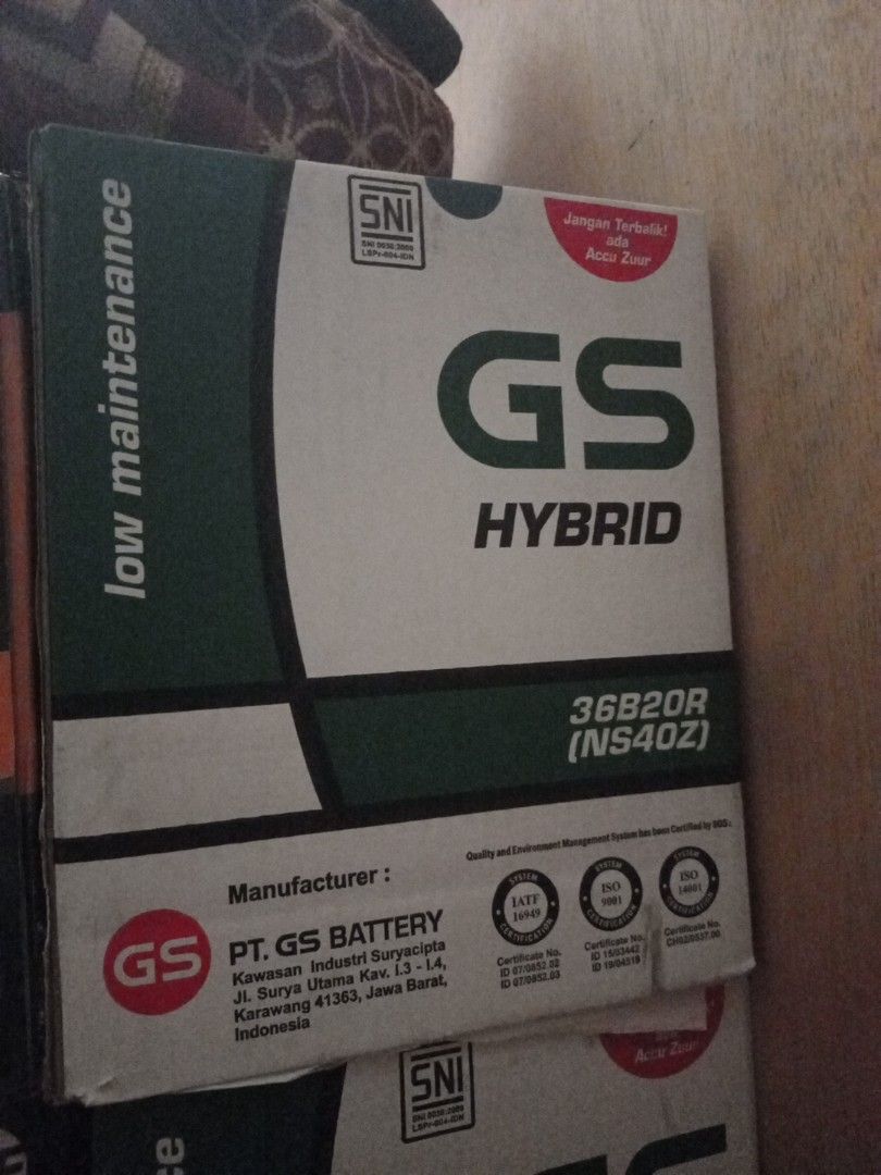 Aki mobil avanza, feroza, rush, apv,, Aksesoris Mobil di Carousell