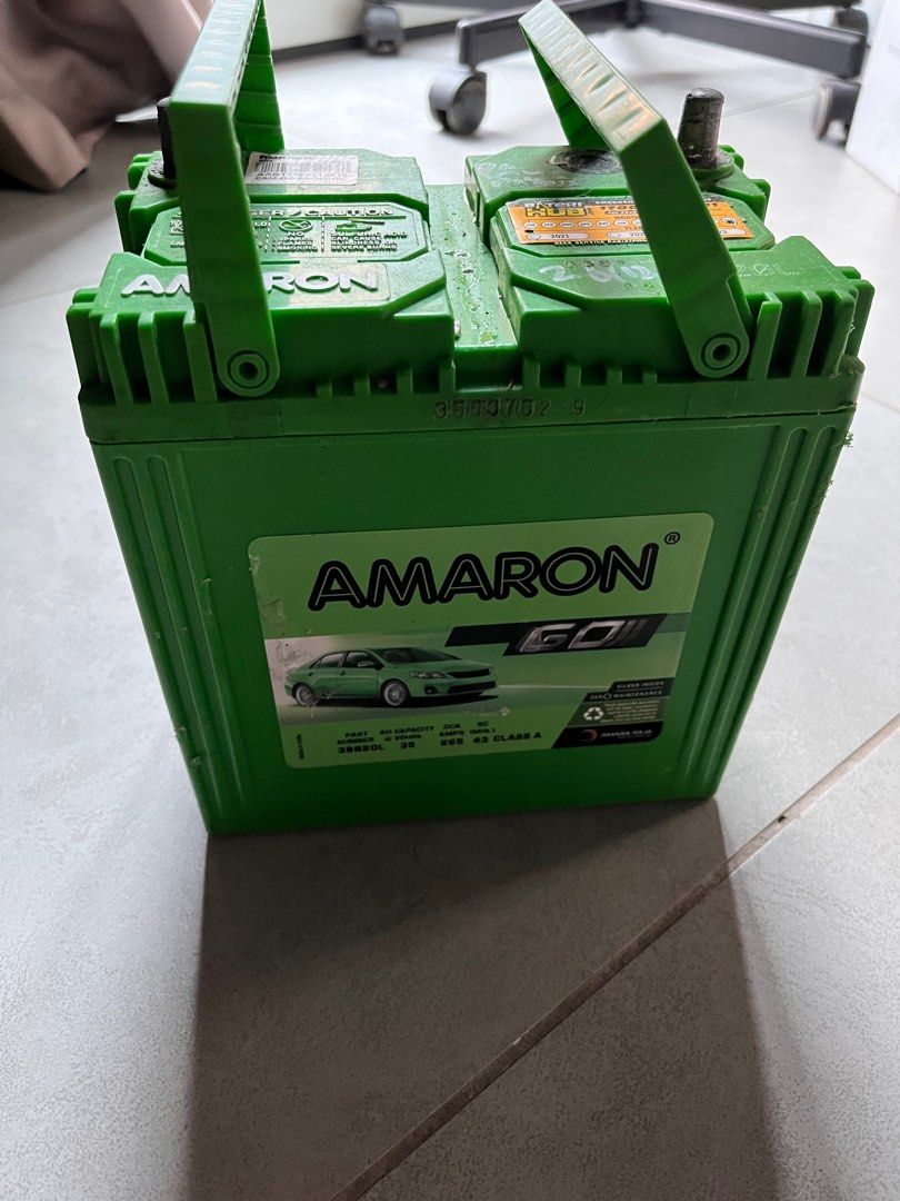 Amaron battery NS40, Auto Accessories on Carousell