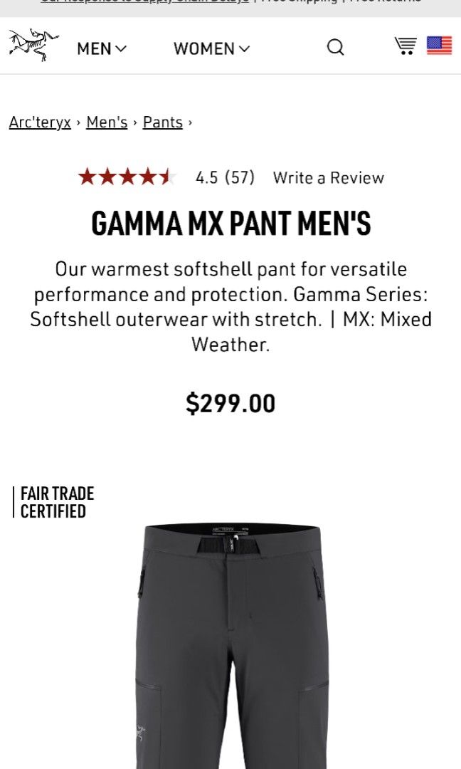 Gamma mx pants review online
