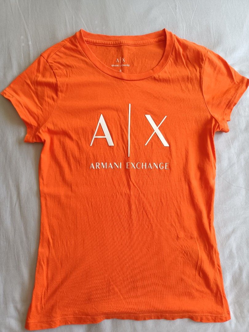 Armani exchange orange discount shirt