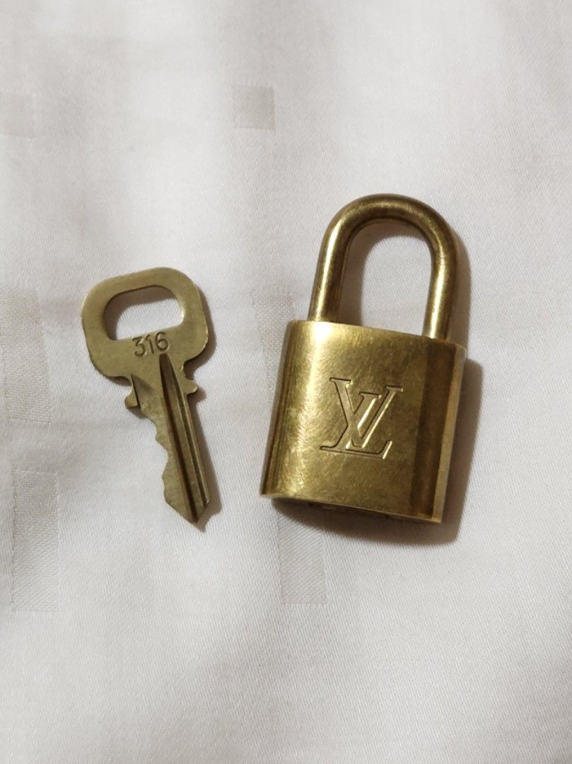 Authentic Louis Vuitton ( LV ) Lock & Key, Luxury, Accessories on Carousell