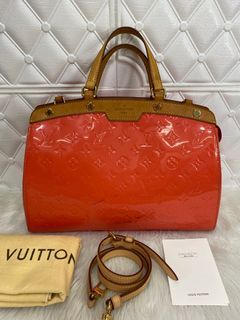 PRELOVED Louis Vuitton Burgundy Monogram Vernis Brea GM Bag 071423