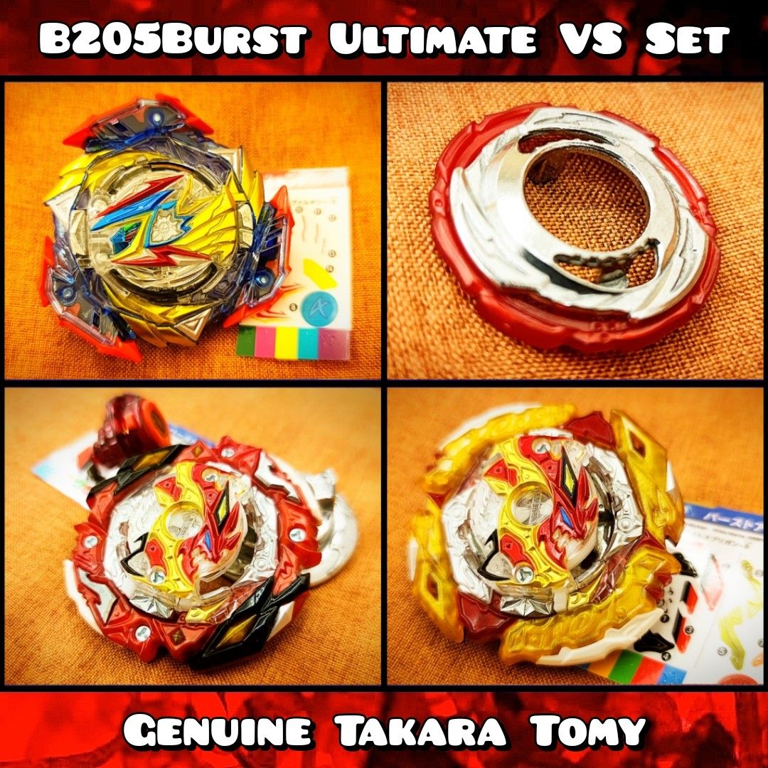 Original Takara Tomy Beyblade Burst B205 Burst Ultimate VS Set