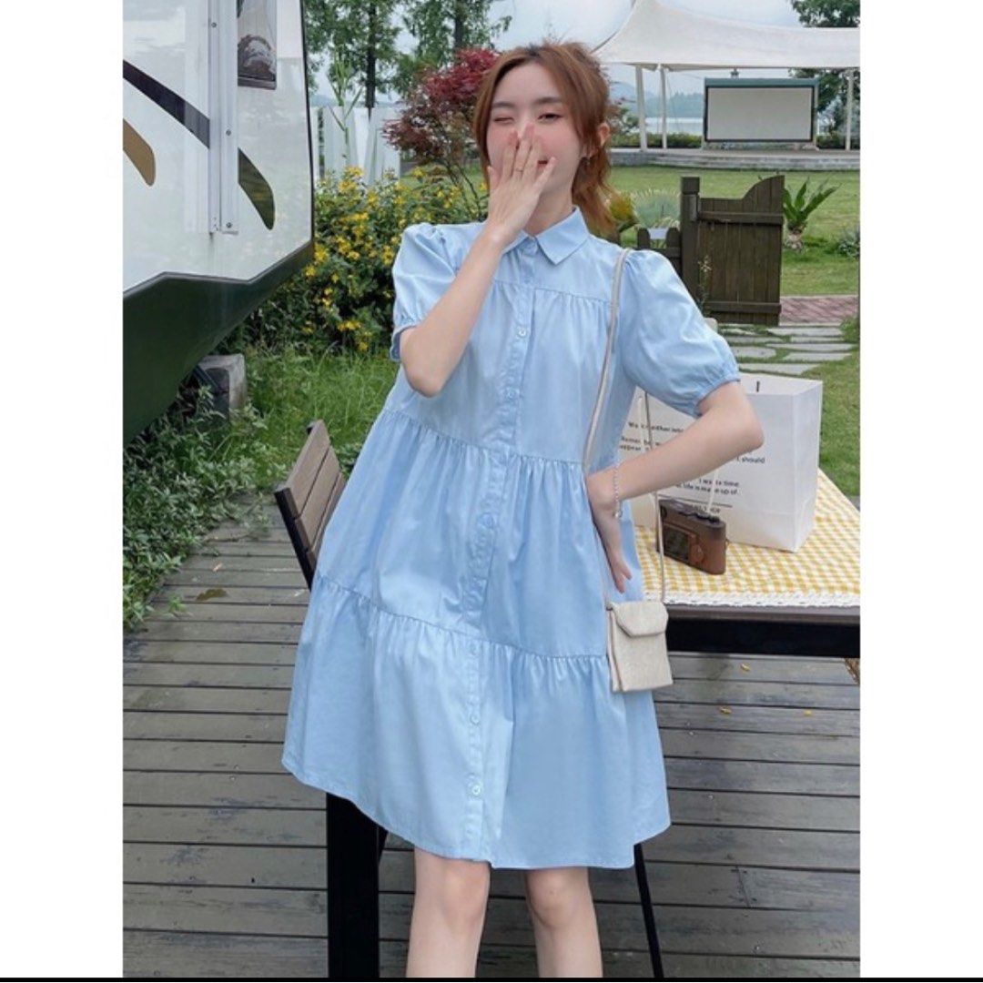 Korean dress style one size only good quality, Women's Fashion, Dresses &  Sets, Dresses on Carousell