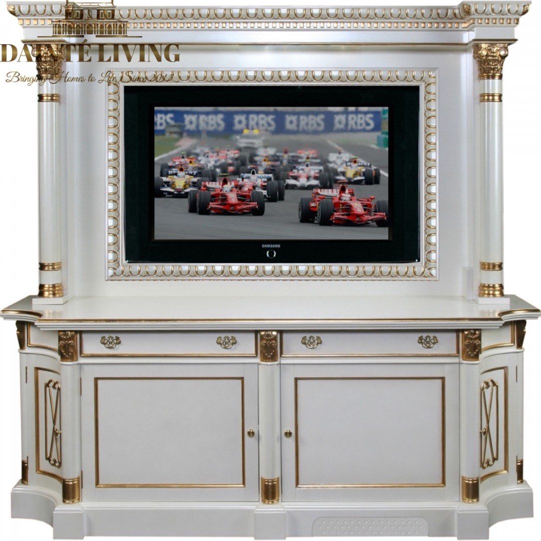 Bespoke | Baroque | French | Custom made tv unit | Tv console ...