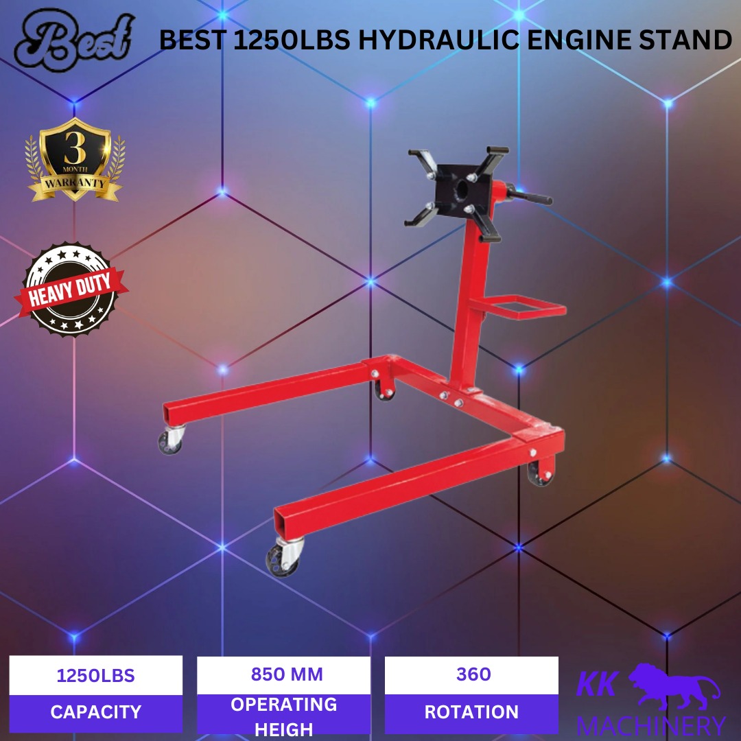 BEST 1250Lbs Hydraulic Engine Stand, Furniture & Home Living, Home
