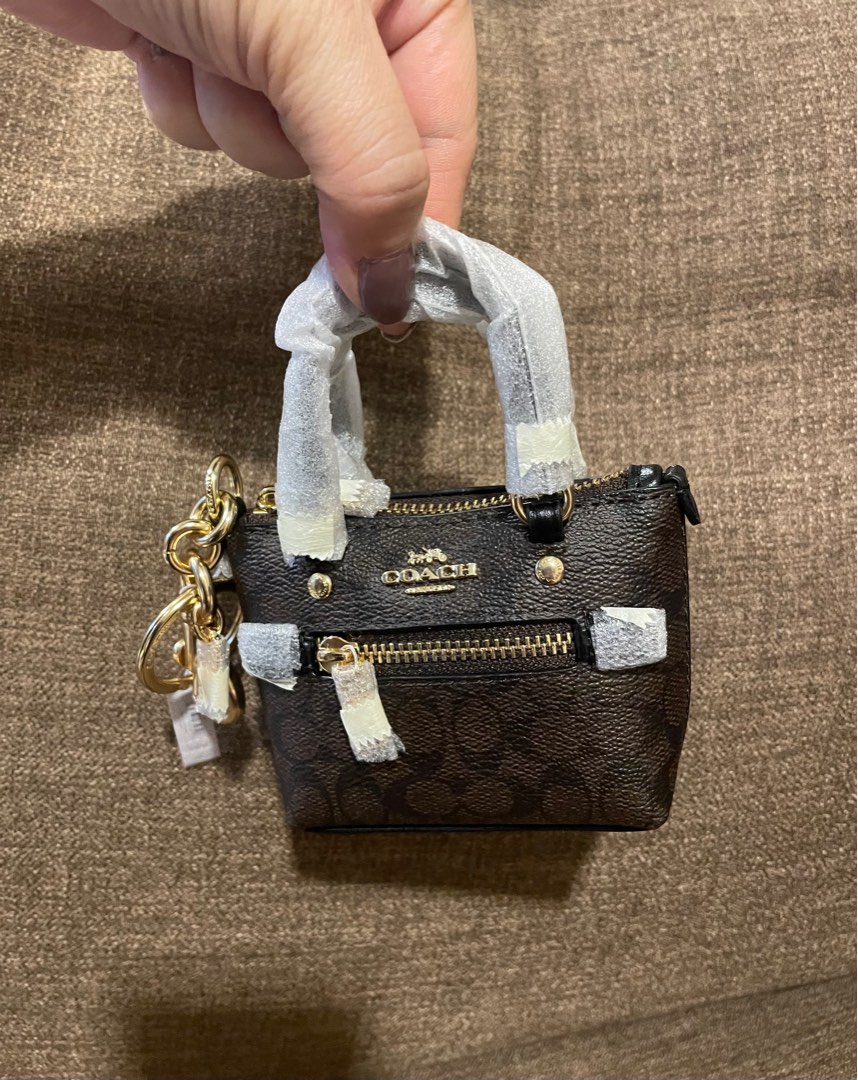 Coach Micro Gallery Bag Charm, Luxury, Bags & Wallets on Carousell