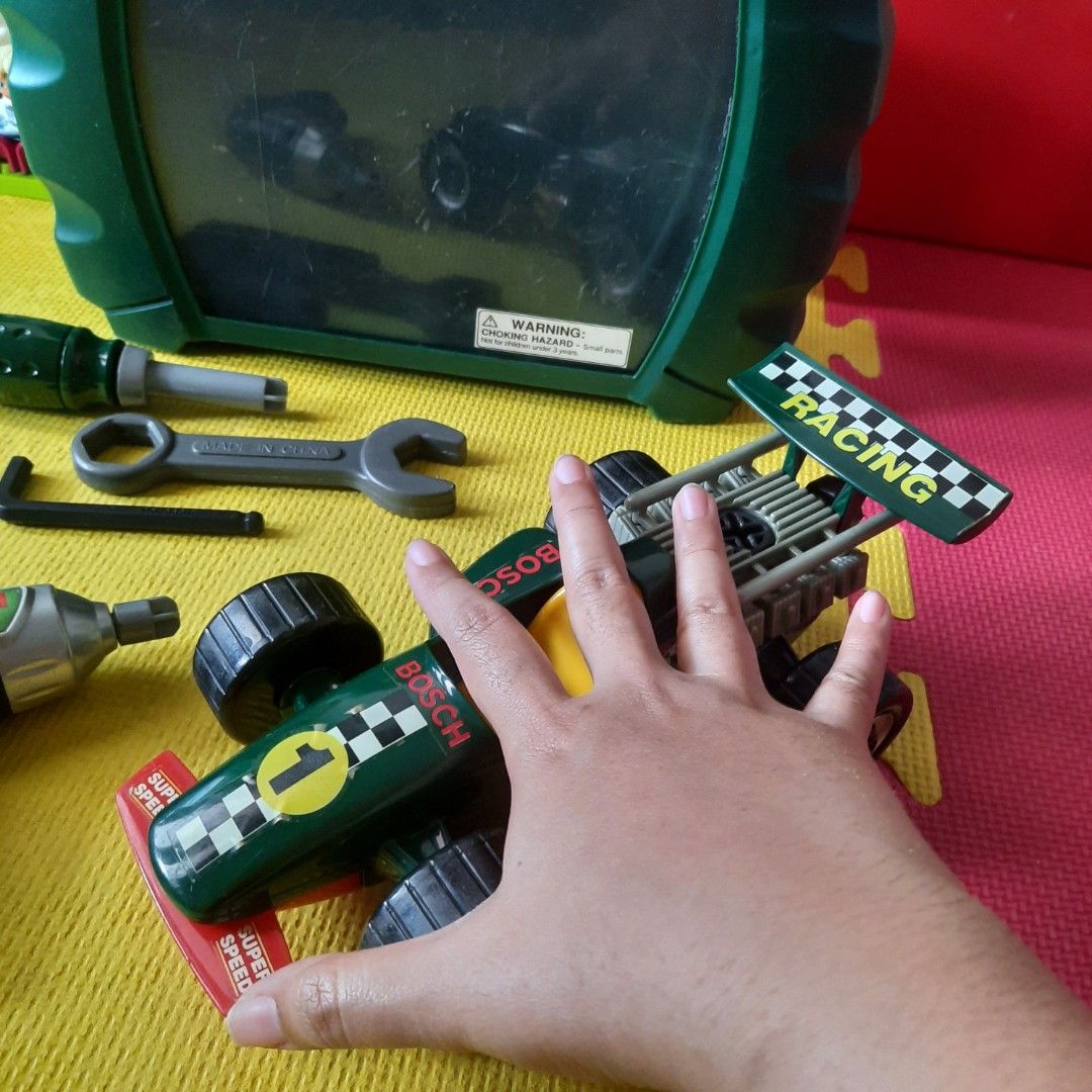 Bosch Build & Play Your Own Grandprix Race Car Mainan Edukasi Merakit
