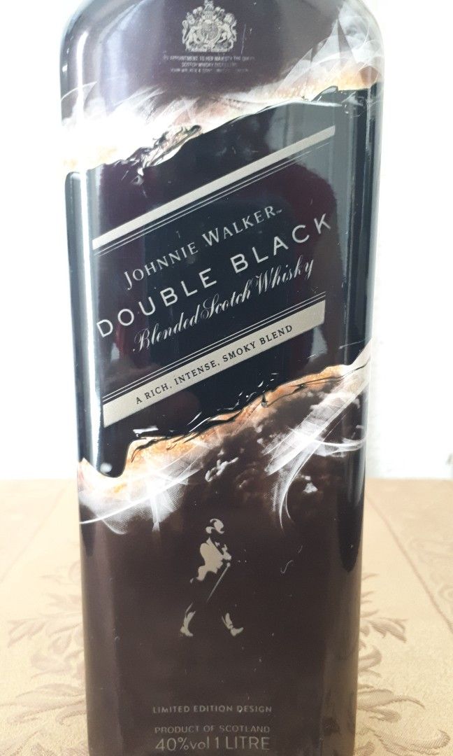 Botol JW Double Black, Antik, Pajangan di Carousell