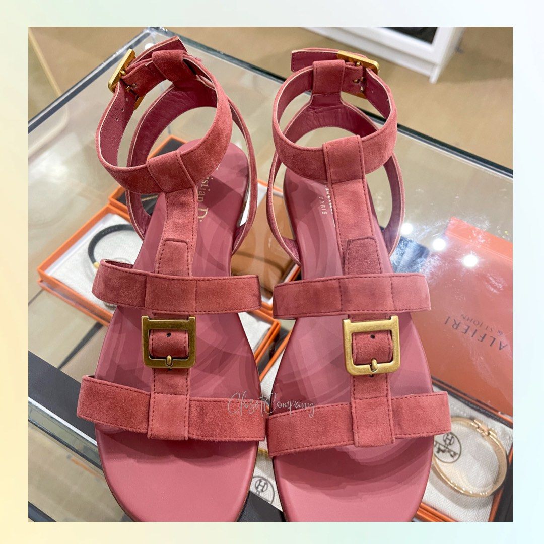 Christian dior best sale red sandals