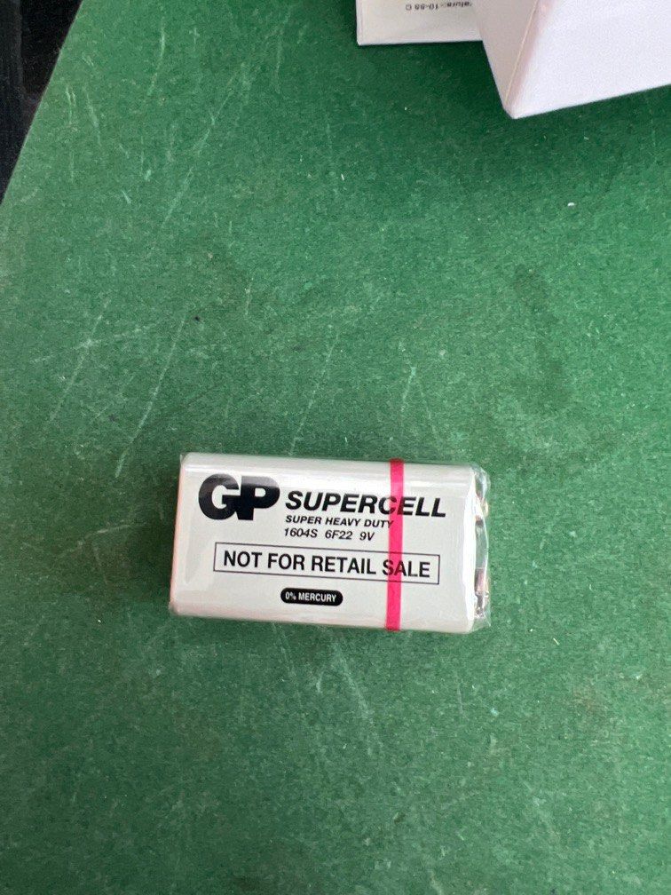 Brand new seal GP 9V Supercell battery, Photography, Photography ...
