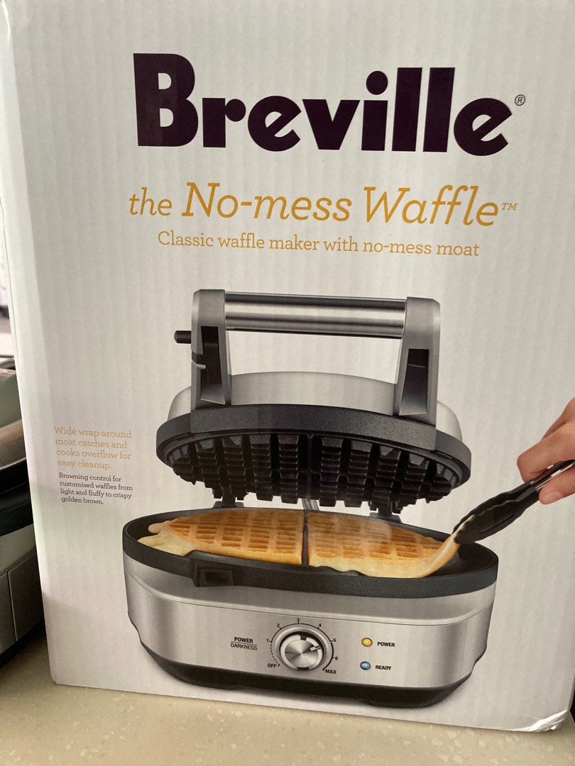 Breville the nomess Waffle maker, TV & Home Appliances, Kitchen