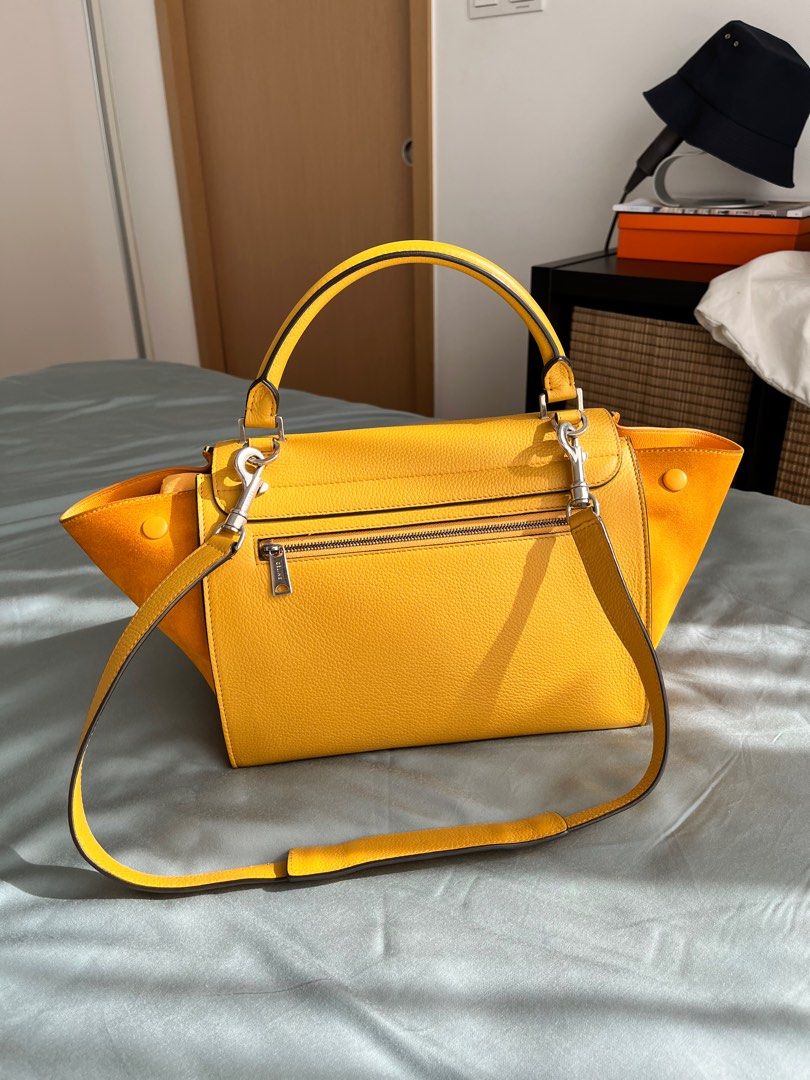Celine Small Trapeze Bag Yellow