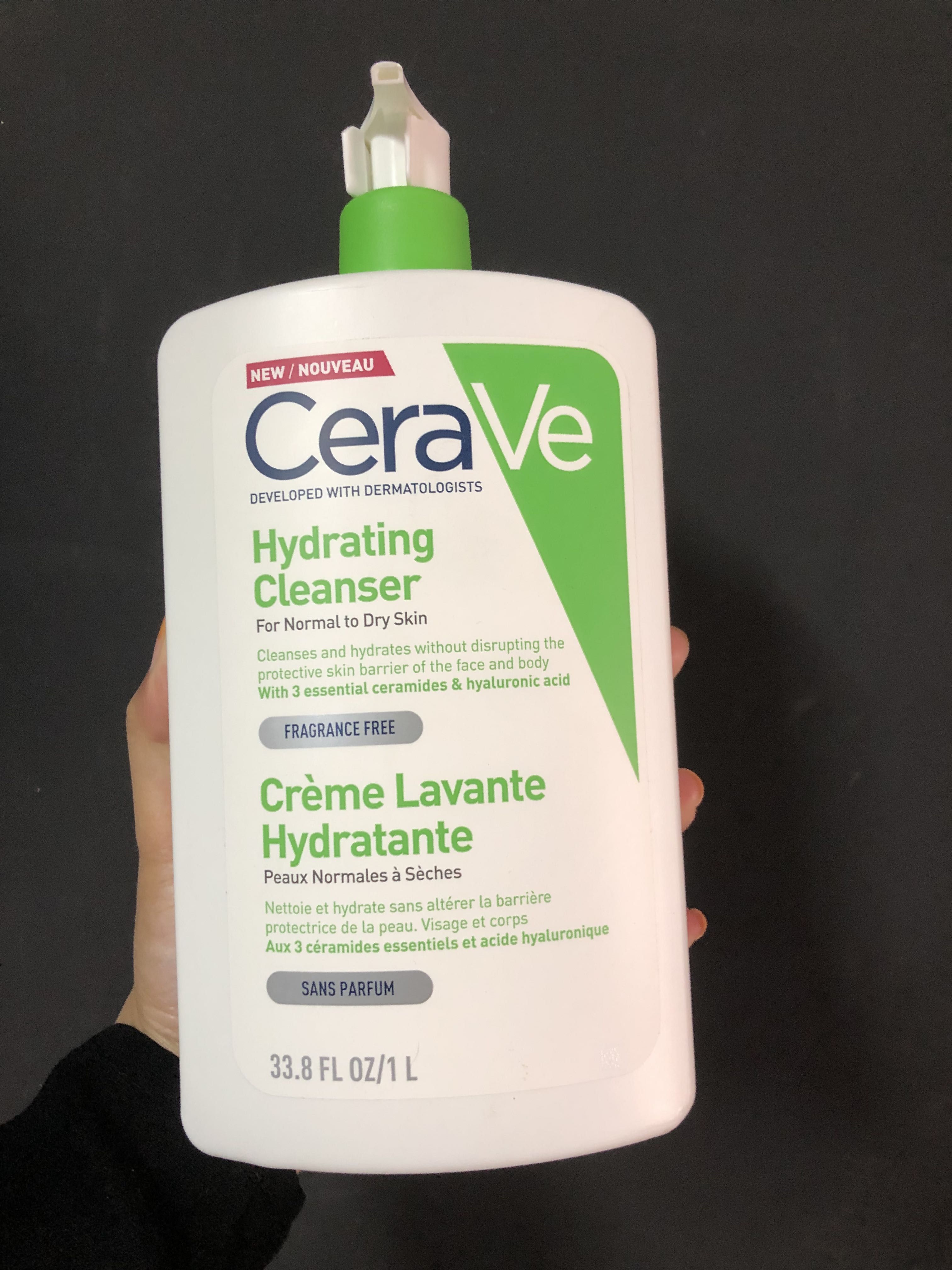 Cerave Hydrating Cleanser 1L, Beauty & Personal Care, Face, Face