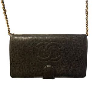 Chanel Bundle: Timeless CC Wallet, Necklace, Brooch