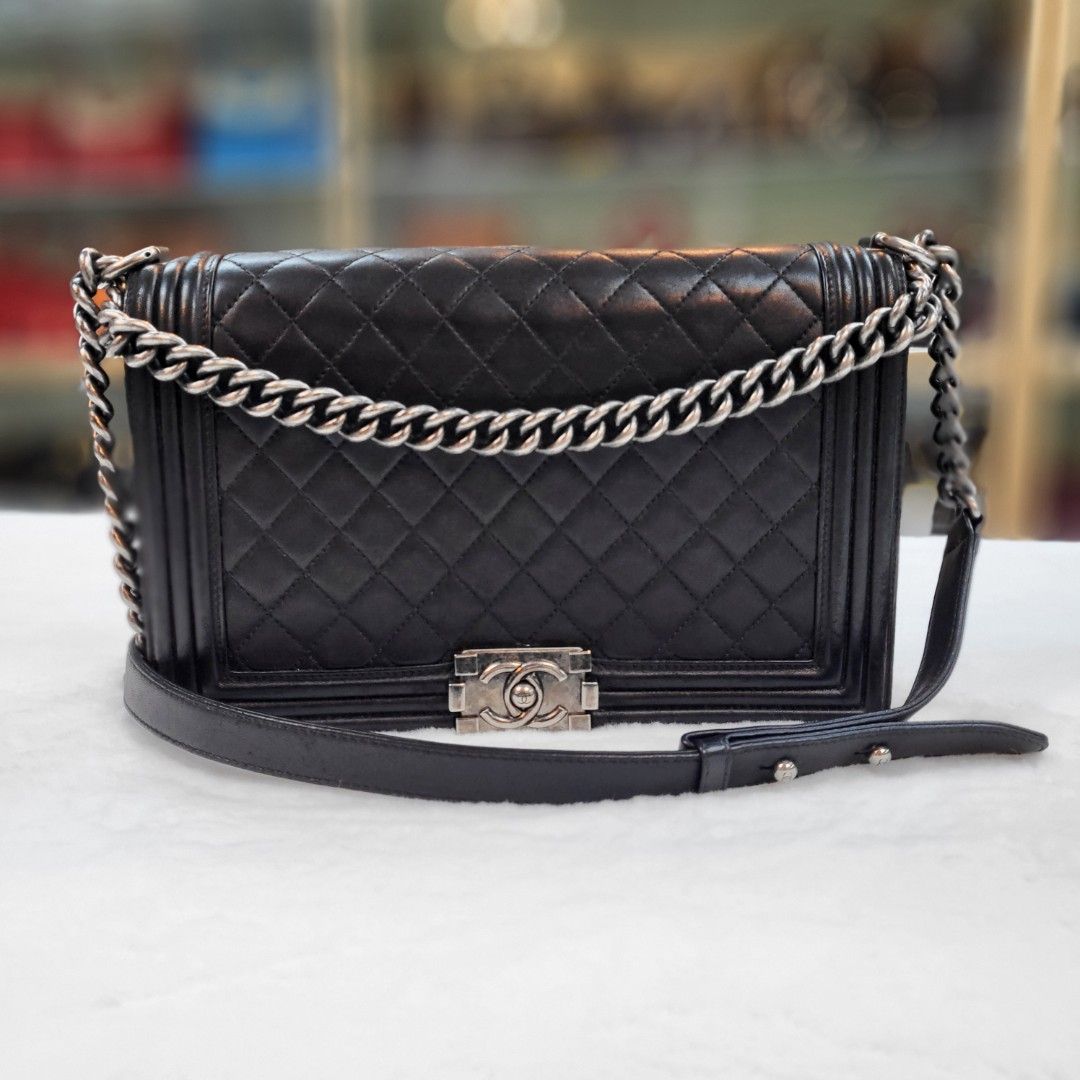 Chanel Leboy Small, Luxury, Bags & Wallets on Carousell