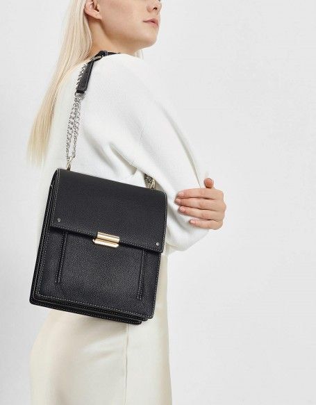 Portrait top messenger bag