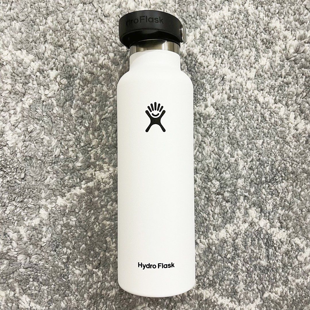 CHEAP CHEAP BNIB Hydro Flask 21 oz 21oz 621ml Standard Mouth w Flex Cap White Colour Garmin Edition SIGG Zojirushi Tiger CamelBak Yeti Nalgene