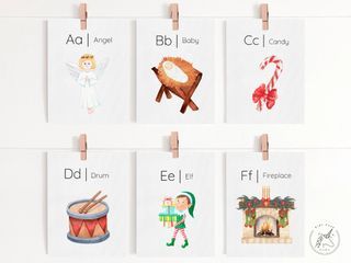 Christmas Alphabet for Children - Early Learning