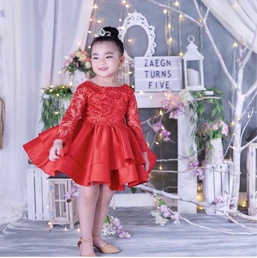 Red birthday dress hot sale