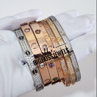 Mens diamond cartier bracelet hot sale