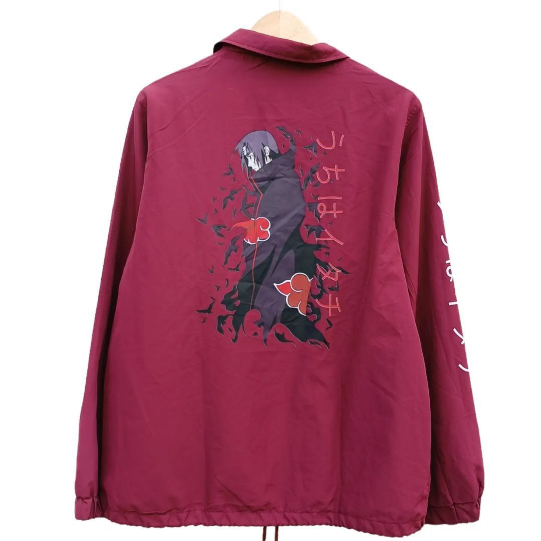 Coach Jacket Naruto Itachi Size M, Fesyen Pria, Pakaian , Baju Luaran
