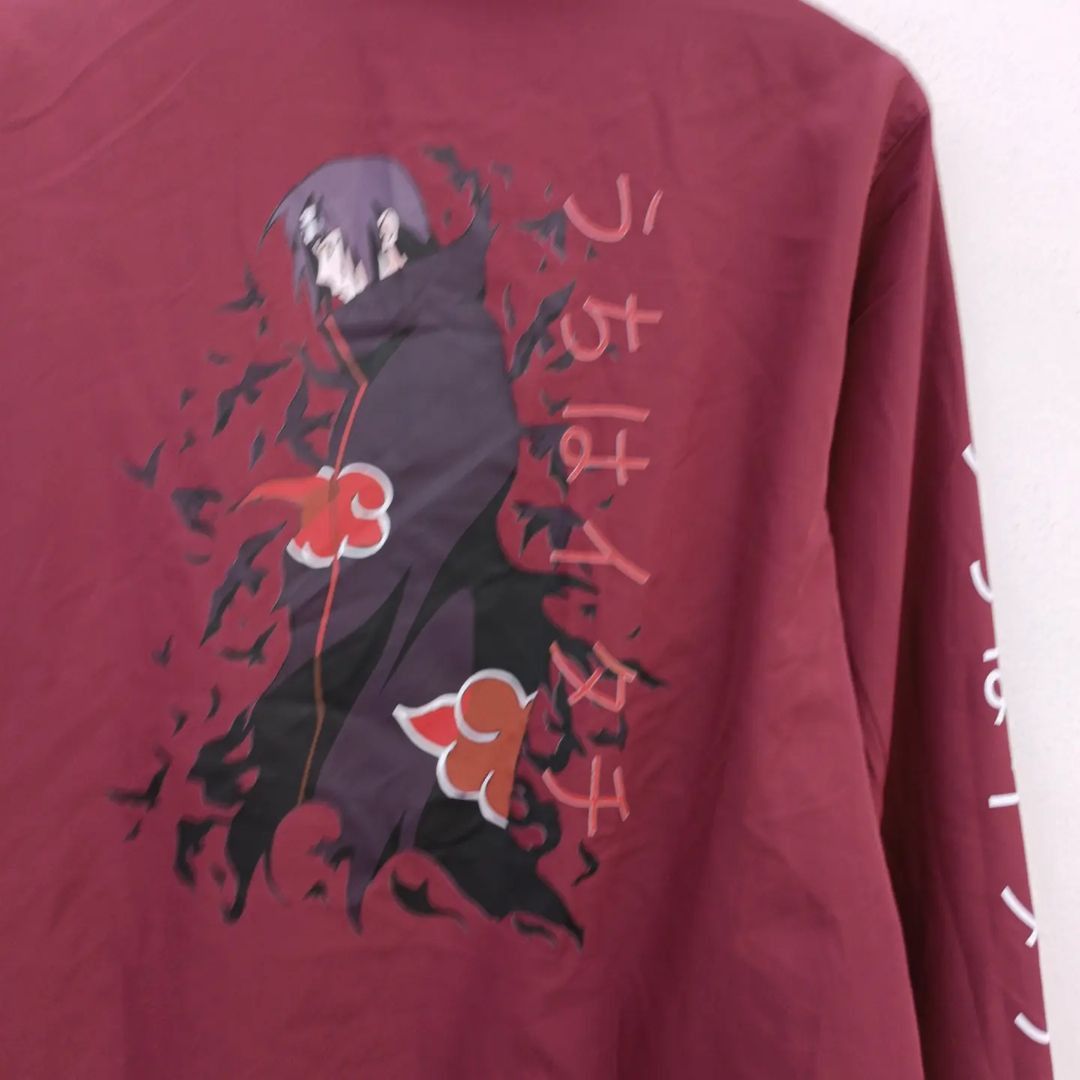 Coach Jacket Naruto Itachi Size M, Fesyen Pria, Pakaian , Baju Luaran