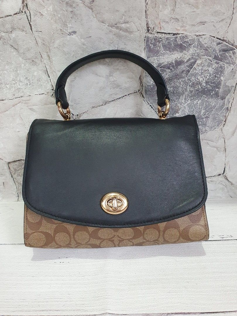 COACH TILLY TOP HANDLE SATCHEL, Fesyen Wanita, Tas & Dompet di Carousell