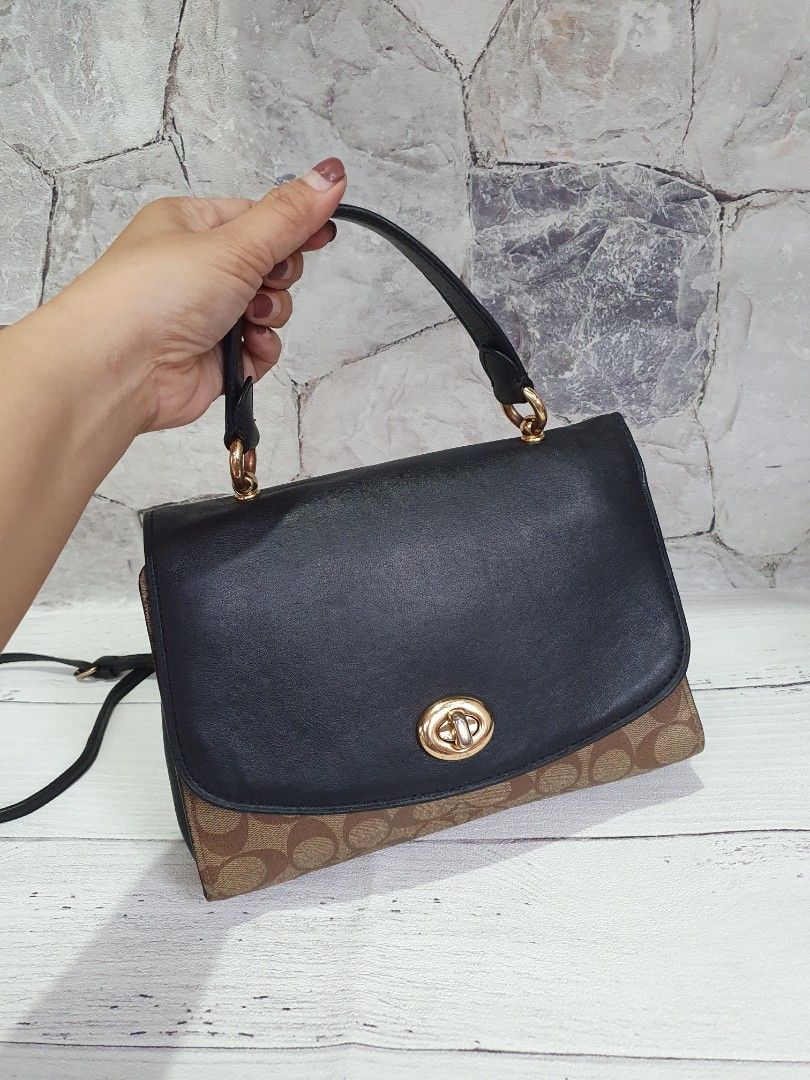 COACH TILLY TOP HANDLE SATCHEL, Fesyen Wanita, Tas & Dompet di Carousell