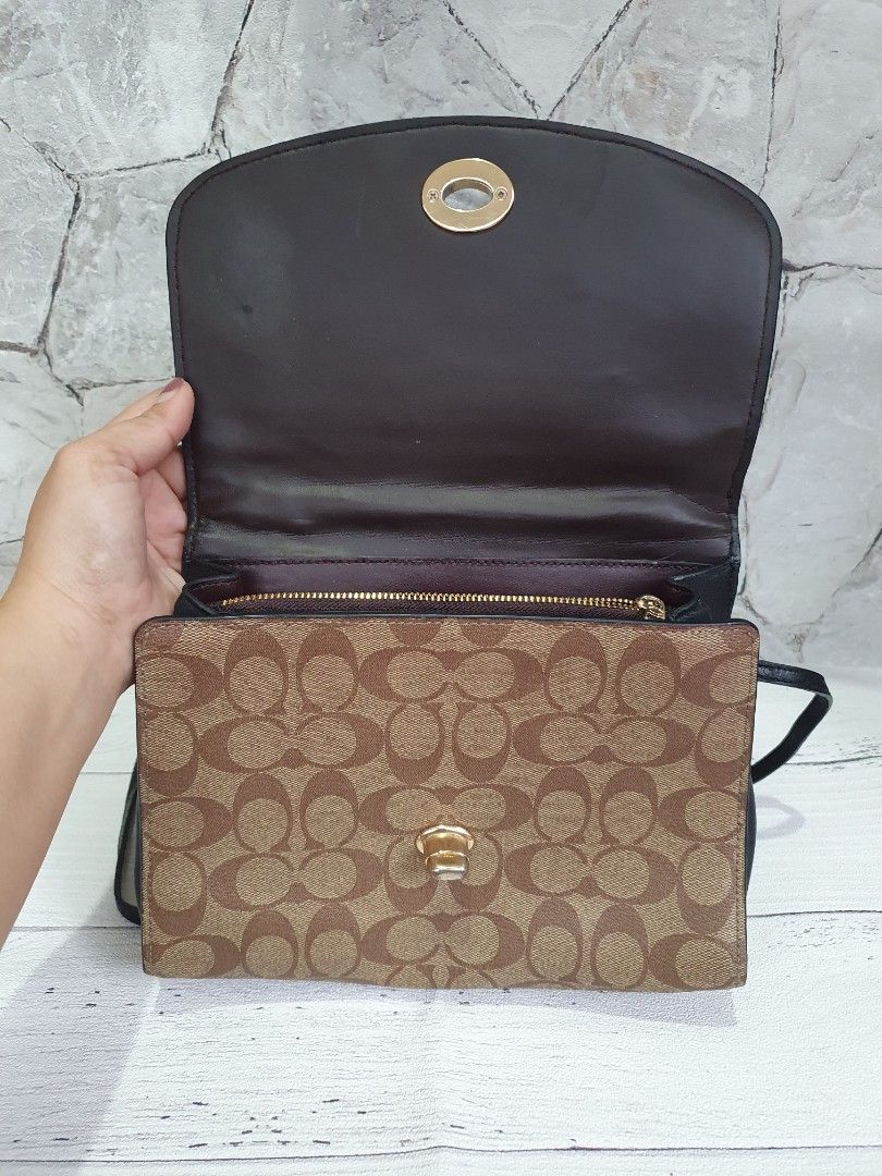 COACH TILLY TOP HANDLE SATCHEL, Fesyen Wanita, Tas & Dompet di Carousell