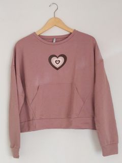 Colorbox Brown Long Sleeve Graphic Sweatshirt